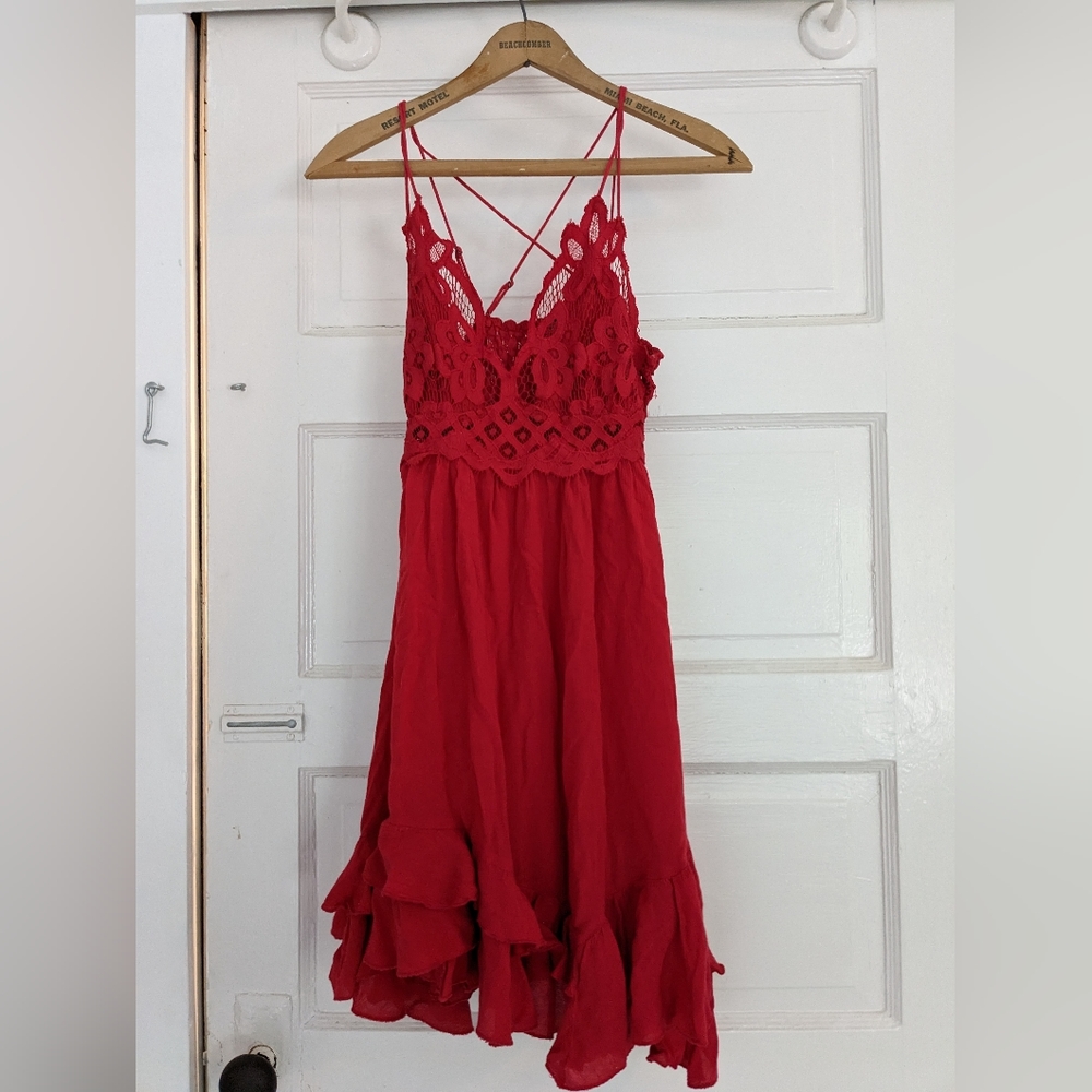 Free people Adella slip dress SMALL